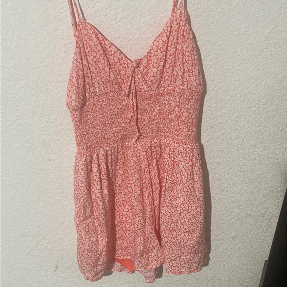 Floral Pink Romper